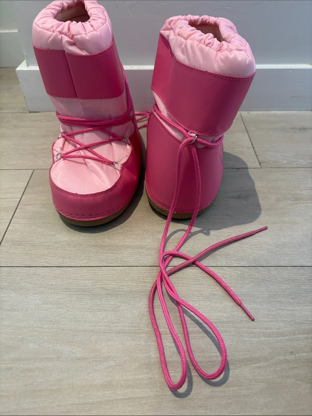 Pink Insulated Winter Boots